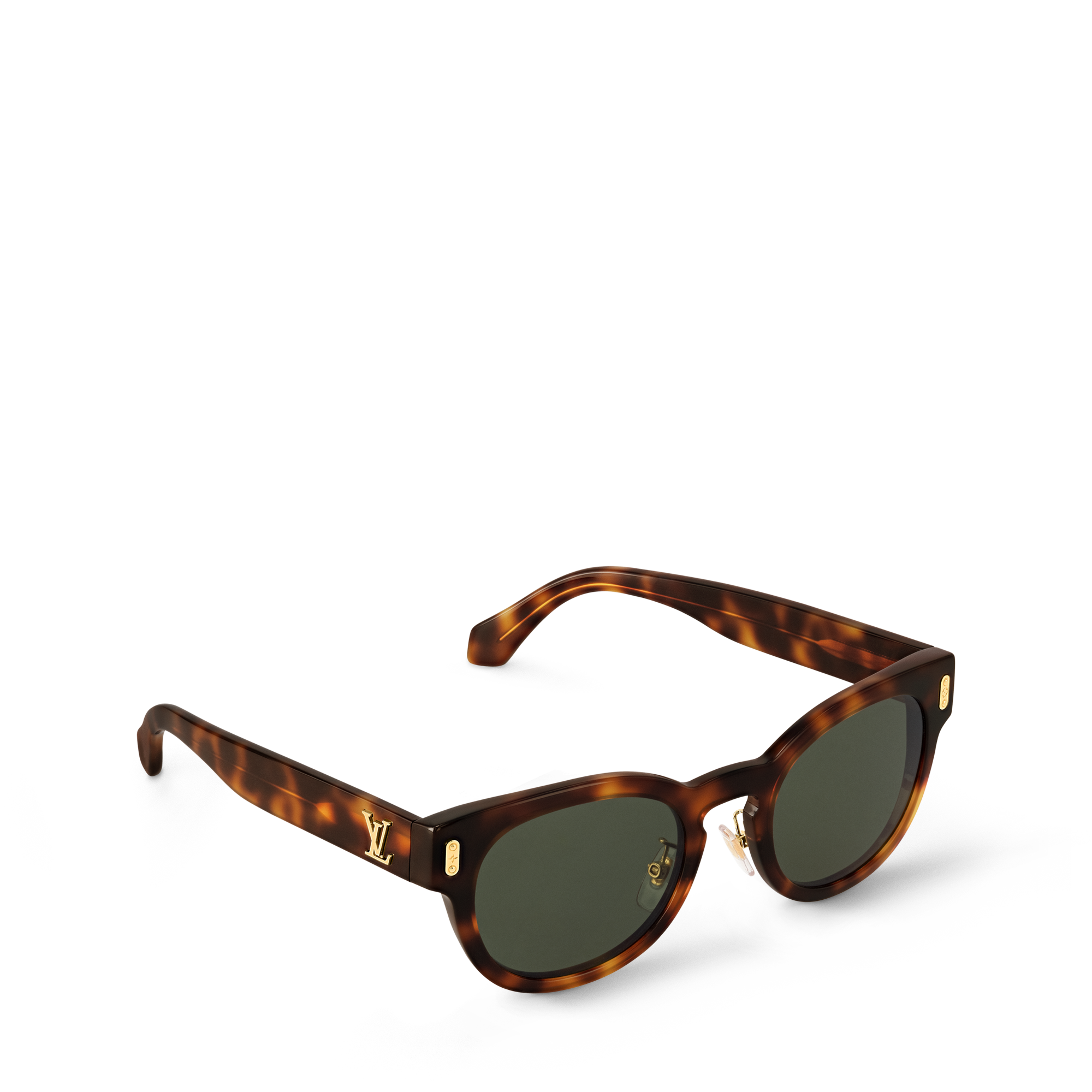 LV Confidence Round Sunglasses - Luxury S00 Brown | LOUIS VUITTON